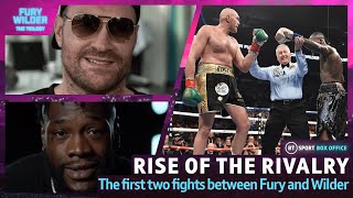 Rise Of The Rivalry Tyson Fury And Deontay Wilder  The Story Of The First Two Fights [upl. by Aitercul82]