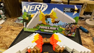 Nerf MINECRAFT Saberwing [upl. by Cindi339]