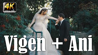 Vigen  Anis Wedding 4K UHD Highlights at Renaissance hall st Leon Church and Muesum of History [upl. by Oletha]