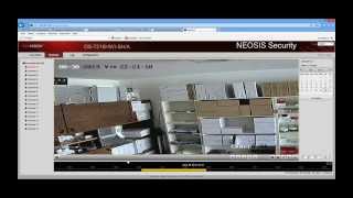 DVR HIKVISION  Web server  IE Mozilla Chrome Opera  NEOSIS [upl. by Nirrek]