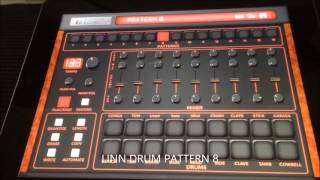 LINN DRUM  APP DEMO [upl. by Aihtyc]