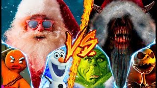 SANTA TEAM VS KRAMPUS TEAM ║ COMBATES MORTALES DE RAP ║ JAYF FT VARIOS ARTISTAS [upl. by Silverts]