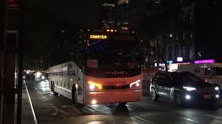 VAN HOOL COACH USA BUS 81289 IN NEW YORK CITY [upl. by Snahc]