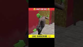 GRANNY GRANDPA ZOMBIE बन गये 😂🤣 shorts funny granny grannygame granny3 [upl. by Rabkin]