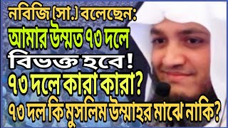 আশ্চর্য তো তিয়াত্তর দলে কারা কারা আছে মুফতি শফি উদ্দিন মিনহাজ। Mufti Shafi Uddin Minhaz New waz [upl. by Erimahs]