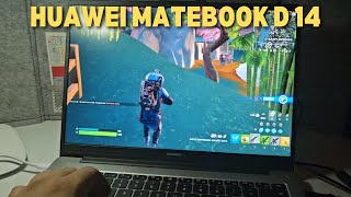 HUAWEI MATEBOOK D 14 2023 GAMING TEST  FORTNITE [upl. by Yanrahc14]