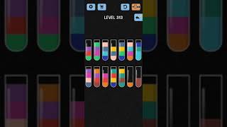 Water Color Sort Level 313 Walkthrough Solution iOSAndroid [upl. by Deppy]