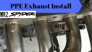 MR2 Spyder 2zz Exhaust Install [upl. by Eneluj]