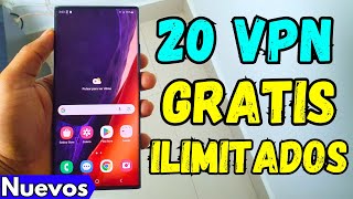 Los 20 Mejores VPN Gratis e ilimitados 2024 Para Android y iPhone ✅ [upl. by Alvar954]