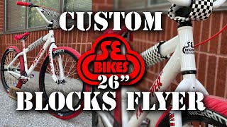 CUSTOM SE BIKES quotBLOCKS FLYERquot 26quot CRUISER BMX  HARVESTER BIKES [upl. by Matthei184]