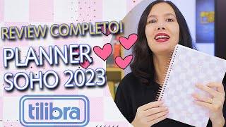 REVIEW PLANNER SOHO TILIBRA 2023 Muito completo bonito e prático [upl. by Eerdua]