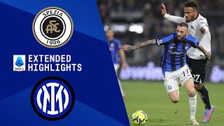 Spezia vs Inter Extended Highlights  Serie A  CBS Sports Golazo [upl. by Nissy]