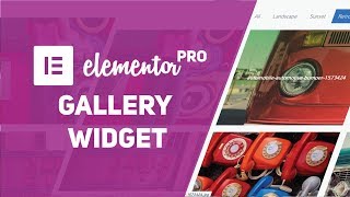 How To Make A Filterable Gallery with Elementor Pro Gallery Widget Filter Single amp Grid Gallery [upl. by Tabber12]