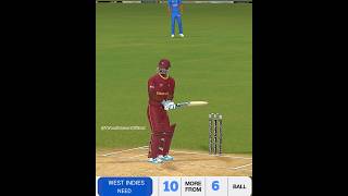 West Indies Need 10 runs in last 6 balls against India  Real Cricket 24 [upl. by Elbert854]