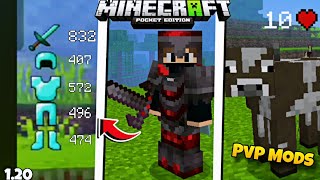 😎 Top 3 Best PvP Mods In Minecraft PE [upl. by Anairt]