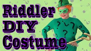 The Riddler DIY costume and make up tutorial This is Cal OWeen [upl. by Aztilem]