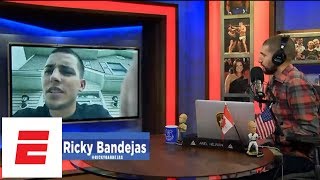 FULL Ricky Bandejas was fueled by James Gallagher’s trash talk  Ariel Helwani’s MMA Show  ESPN [upl. by Akfir647]