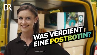 Paketzusteller amp Briefträger Das verdient eine Postbotin bei der Deutschen Post Lohnt sich dasBR [upl. by Ardnnaed]