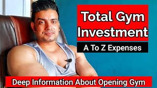 Gym kholne me kitna paisa lagta hai  Total gym investment  How to open a gym  Gym expenses  gym [upl. by Roseanna]