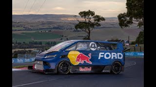 Allelectric custommade Ford SuperVan 42 breaks Bathurst record [upl. by Arutek]