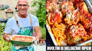 INVOLTINI DI MELANZANE RIPIENE DI PASTA al forno  Chef Max Mariola [upl. by Dihahs803]