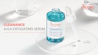 Avéne Cleanance AHA Exfoliating Serum For Refined BlemishFree Skin [upl. by Halimeda87]