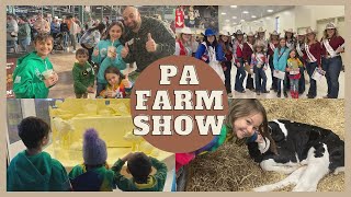 PA Farm Show 2024  Animals Tractor Pull Rodeo and more [upl. by Ennaira]