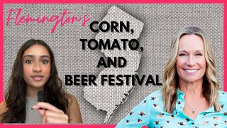 Tanishi Desai Interviews Attendees and Vendors at Flemingtons Corn Tomato and Beer Festival [upl. by Redman]