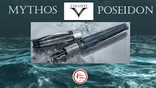 Visconti Mirage Mythos Poseidon Fountain Pen Review A Quality Entry Level Visconti Offering [upl. by Hafital]