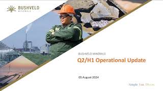 BUSHVELD MINERALS LIMITED  Investor Presentation [upl. by Perceval2]