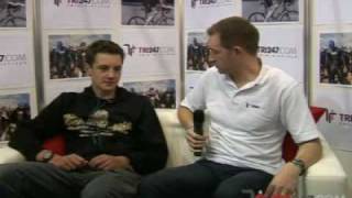 Tri247 Alistair Brownlee ITU World Champion at the Cycle Show 2009 [upl. by Binette]