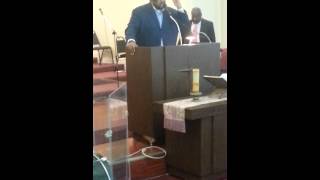 Rev Raynard Hillis Singing at OBC 042113 [upl. by Ylloj]