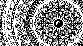 Easy Mandala Digital Art [upl. by Enirol]