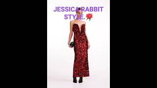 jessica rabbit style sparkly dresses🌹🌹🌹 [upl. by Manda]