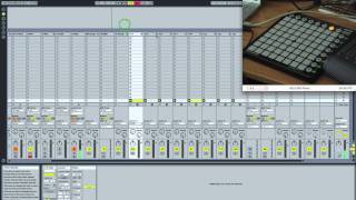 Ableton Live Launchpad Step Sequencer [upl. by Pietrek]