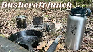 BUSHCRAFT COOKING on FIREBOX NANO Twig Stove [upl. by Mimajneb]