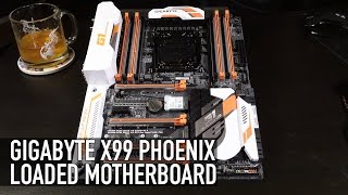 Gigabyte X99 Phoenix SLI Detailed Overview Its Massively Loaded [upl. by Eenahc407]