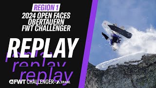 REPLAY I 2024 Open Faces Obertauern FWT Challenger [upl. by Oeram]