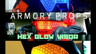 How to LED GLOW VISOR [upl. by Nalani290]