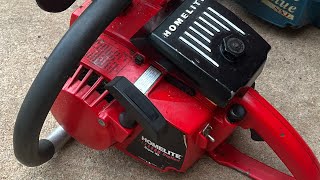 Rebuilding a homelite chainsaw big red SXL [upl. by Uria45]