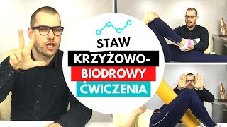 Ból STAWU KRZYŻOWO BIODROWEGO  TOP 3 Ćwiczenia [upl. by Meenen]