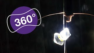 Kirchen in Frankfurt und Offenbach erstrahlen im Licht der Luminale 360°Video [upl. by Lochner]