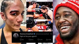 Boxers React To Katie Taylor vs Amanda Serrano 2 [upl. by Miza]