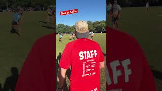 DID THE UMP make the correct call 👍 kickball youtubeshorts espn [upl. by Schurman755]