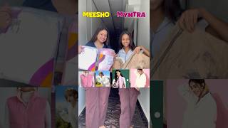 Meesho VS Myntra Jackets🧥 OMG huge price Difference😱 [upl. by Nnylimaj573]