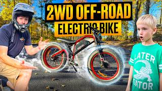 Dual Motor Electric Bike Actually Rips OffRoading [upl. by Bevus]