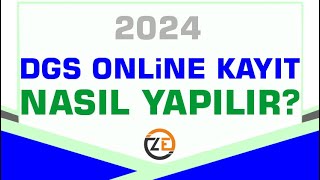 AÖF DGS Online Kayıt İşlemi Nasıl Yapılır Dİkey Geçiş Sınavı 2024 Anadolu Atatürk İstanbul [upl. by Nedlog]