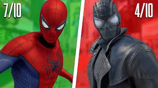 Ranking EVERY SpiderMan Suit In Marvels Avengers [upl. by Engelbert]