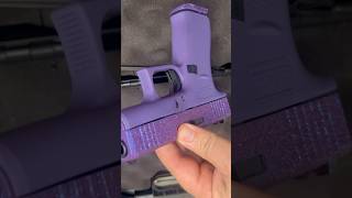 Glock 43X 9mm Glitter Gunz Voodoo Finish purple glitter [upl. by Eoin]