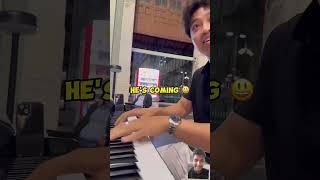 pianist opera piano airport singing music pianistlife cover travel [upl. by Hahnert593]